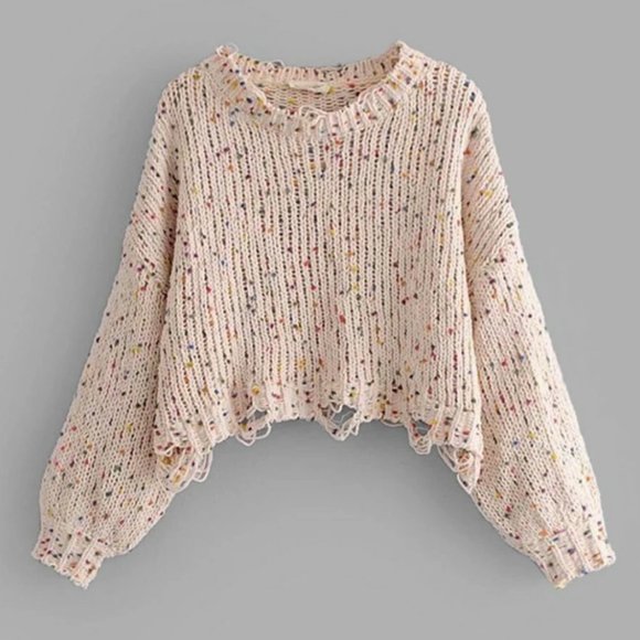Shein Distressed Sweater